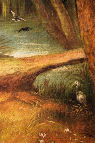 "Fairytale Landscapes with Figures in the Forest"